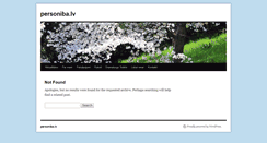 Desktop Screenshot of personiba.lv